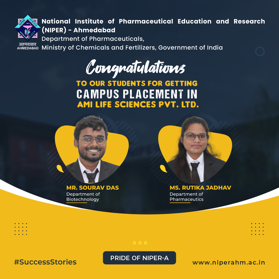 Campus Placement at Ami Life Sciences