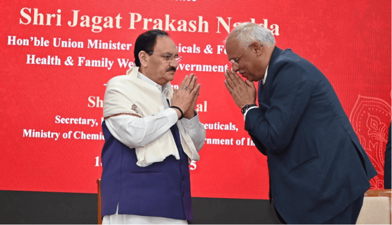 Prof Saraf Hon'ble Union Minister