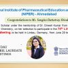 Ms. Sangita Dattatray Shinde has been selected to participate in the 74th Lindau Nobel Laureate Meeting 2025 Ms. Sangita Dattatray Shinde has been selected to participate in the 74th Lindau Nobel Laureate Meeting 2025